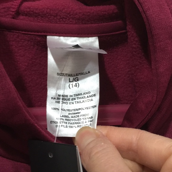 Adidas hoodie L(purple) jacket for Girls - Picture 3 of 5